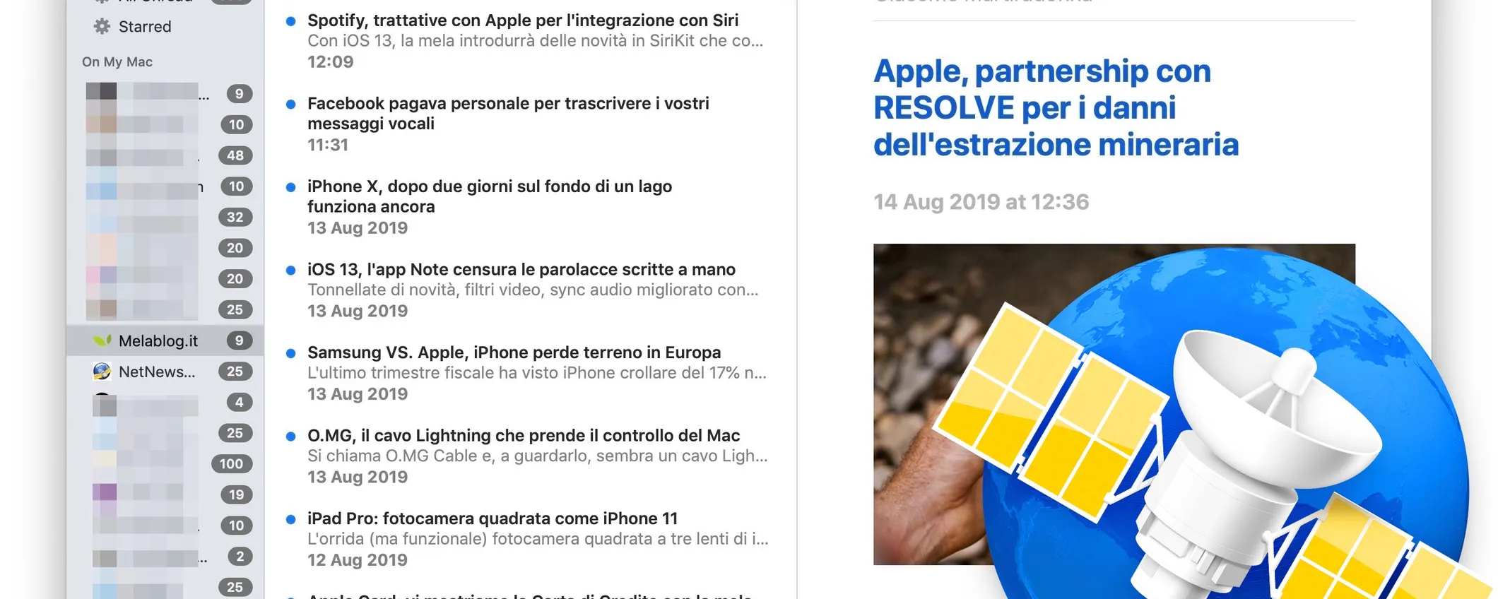 Accedere ai Feed RSS su Mac con NetNewsWire (app gratuita)