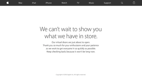Apple Store offline in attesa di iPad Pro e iPhone SE