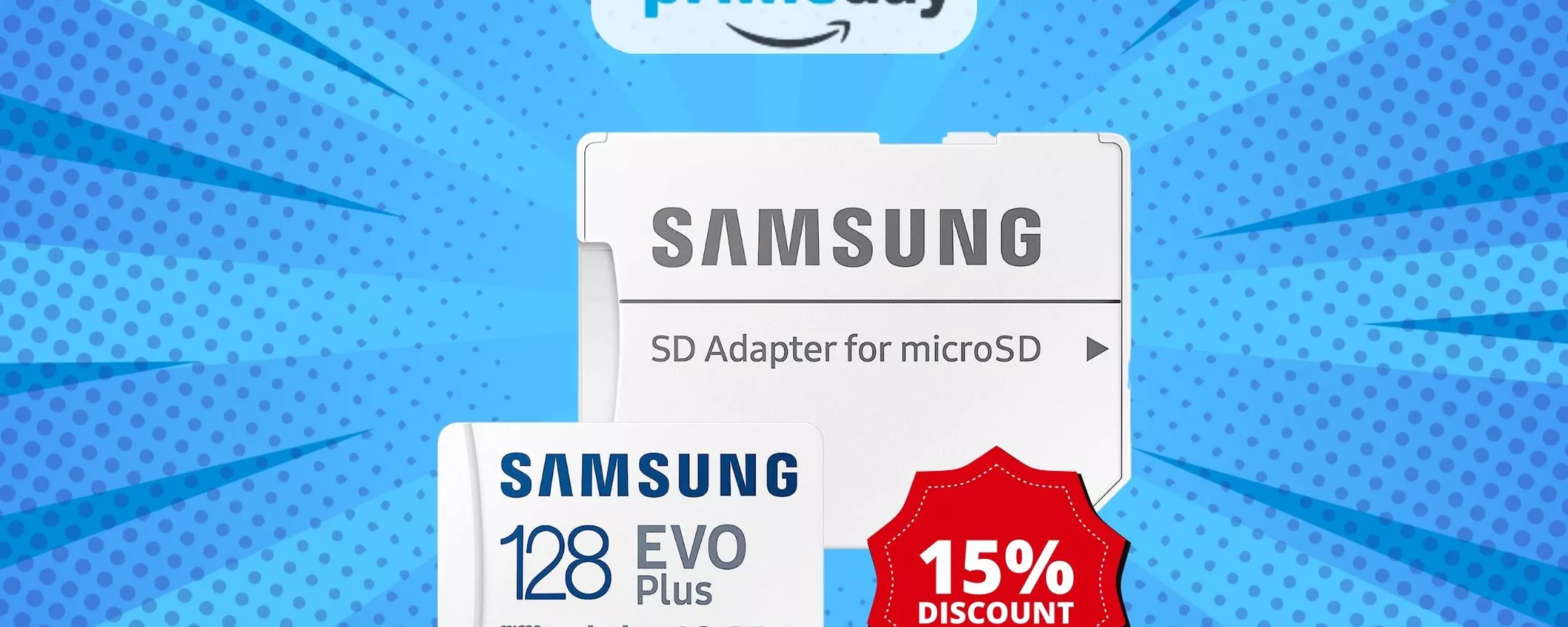 ESCLUSIVA PRIME DAY: MicroSD Samsung Evo Plus 128 GB a soli 11,95€