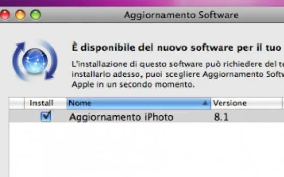 iPhoto '09 si aggiorna alla versione 8.1