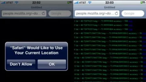 Safari Mobile 3 supporterà la geolocalizzazione