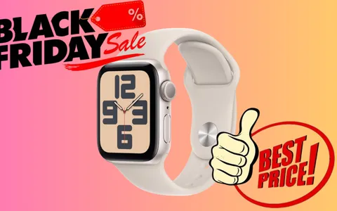 Follia Black Friday Amazon: Apple Watch SE al prezzo più basso di sempre