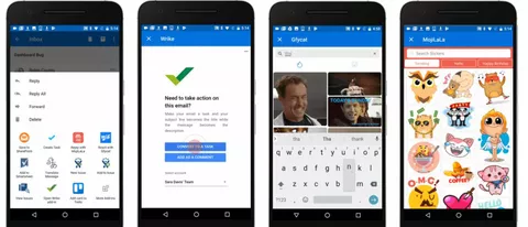 Microsoft annuncia gli Outlook add-in per Android