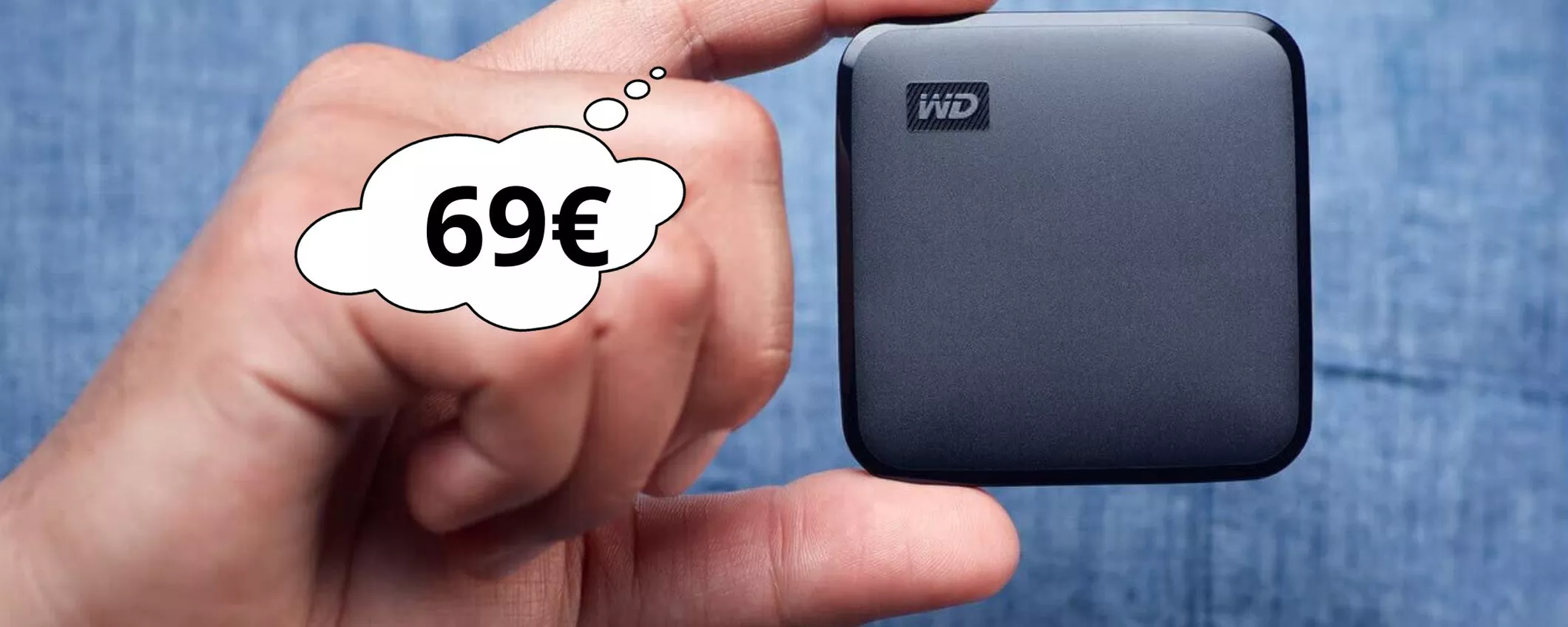 Con questa SSD Western digital da 1 TB velocizzi il tuo Pc e porti i dati dove vuoi: ORA risparmi 14 euro!