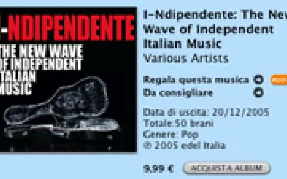 Musica I-ndipendente (e conveniente) su iTunes