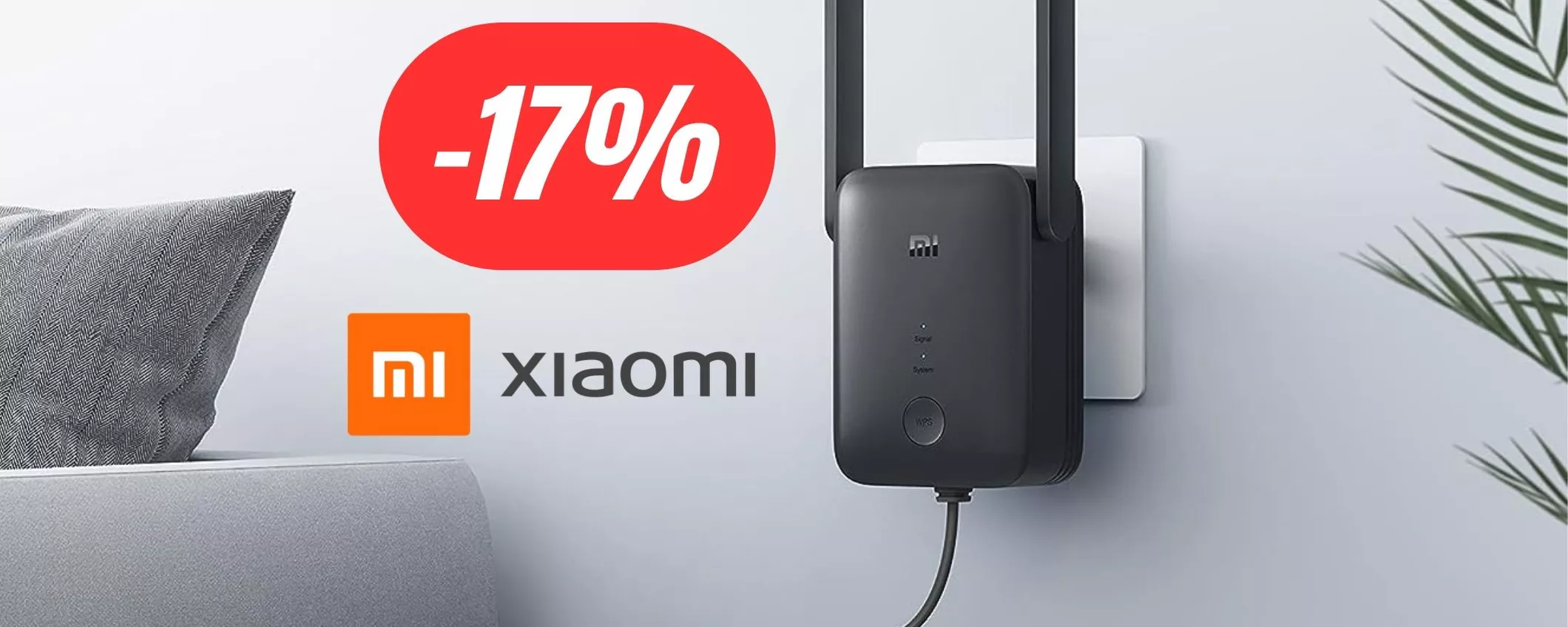 Potenzia la tua rete WiFi con il ripetitore Xiaomi in sconto su Amazon: OFFERTISSIMA