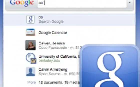 Google Quick Search Box per Mac, probabilmente il nuovo QuickSilver