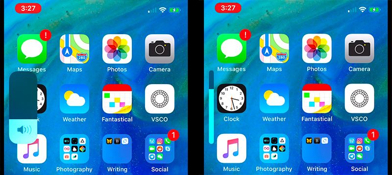 iOS 13: Nuovi Indicatori Volume