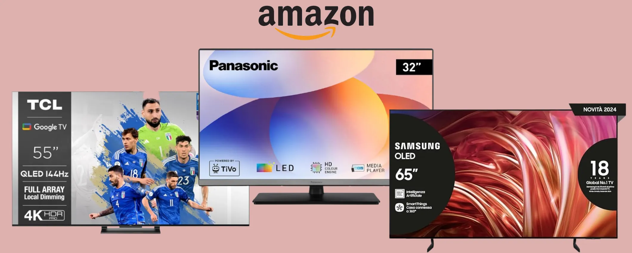 Smart TV in sottocosto su Amazon: la top 5
