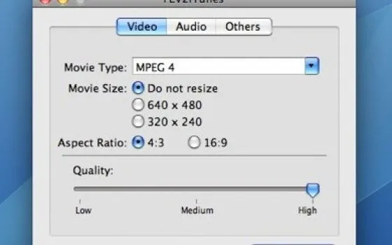 FLV2iTunes: conversione facile di filmati per iTunes, iPod e iPhone