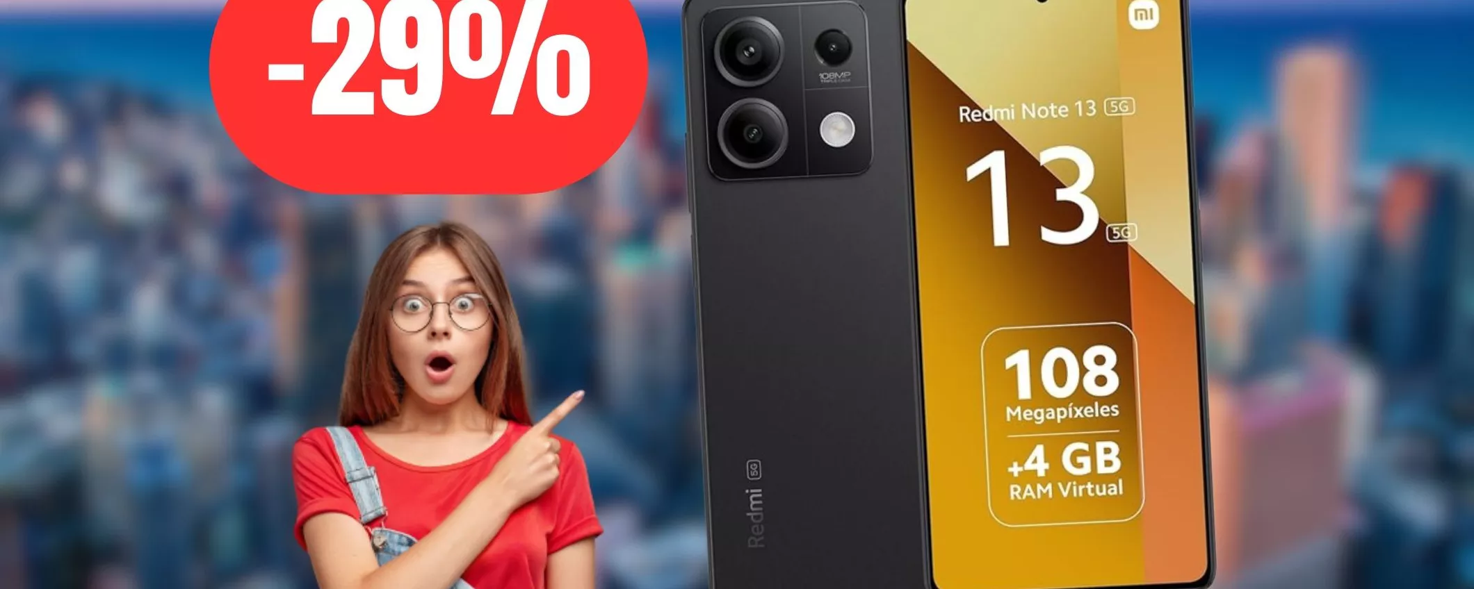 OFFERTA RITORNO A SCUOLA: Xiaomi Redmi Note 13 a meno di 200€, occasione pazzesca su Amazon