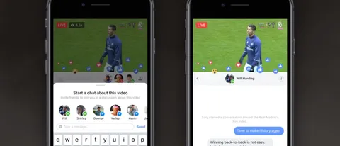 Facebook, nuovi strumenti interattivi per i Live