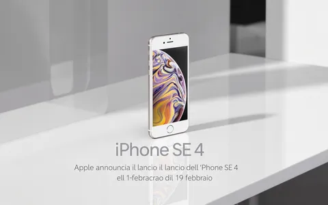 Apple annuncia il lancio dell'iPhone SE 4 il 19 febbraio
