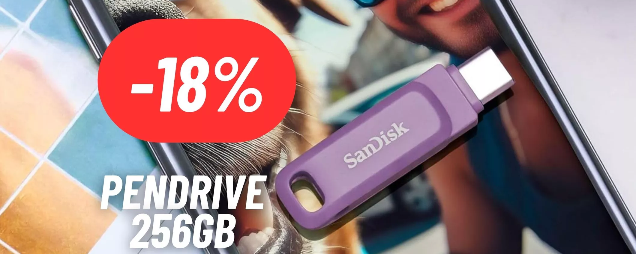 PenDrive da 256GB di SanDisk in SUPER PROMO: Amazon Outlet