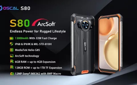 Oscal S80: presentato il nuovo Rugged con una super batteria