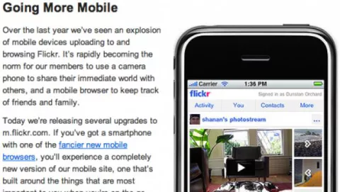 Flickr: ora i video anche per iPhone
