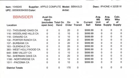 L'iPhone 4 bianco potrebbe essere disponibile il giorno del lancio presso Best Buy
