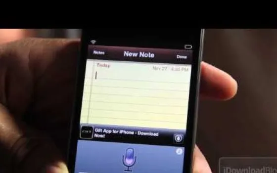 La dettatura di Siri su iPhone ed iPod touch