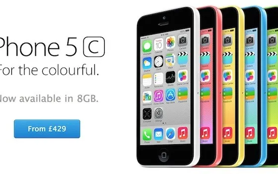 iPhone 5c da 8G, disponibilità solo nei paesi con crescente copertura LTE