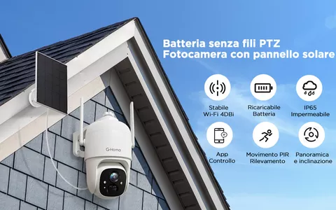 Sicurezza garantita H24 grazie alla Telecamera con pannello solare: oggi a MINI PREZZO