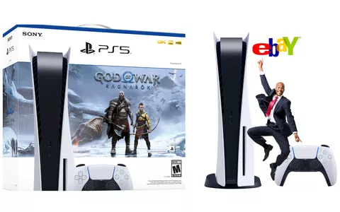 PlayStation 5 a 609€ su eBay in bundle con God of War Ragnarok