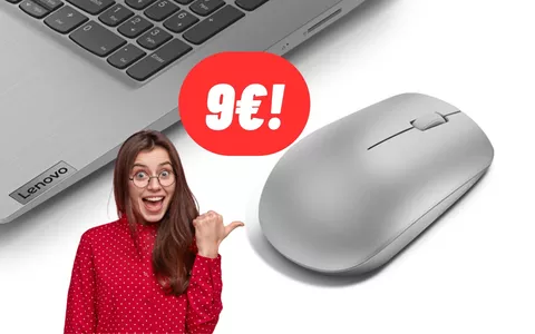 Lenovo: il mouse perfetto per il lavoro, elegantissimo e preciso è scontato del 53%