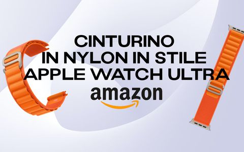 Il tuo Apple Watch diventa un Ultra con il cinturino in Nylon ispirato a quello Apple (-20%)