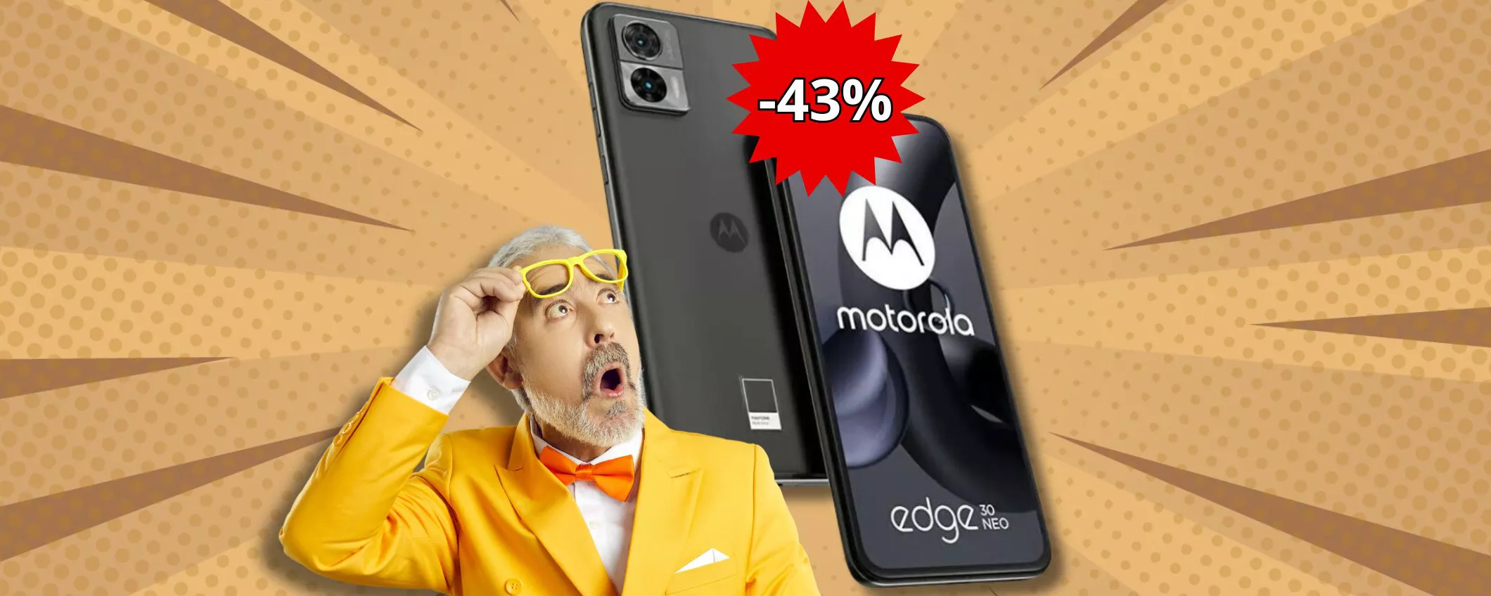 Motorola Edge 30 Neo quasi a METÀ PREZZO: pazzia di eBay, COMPRALO ORA