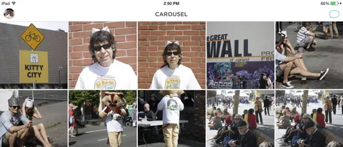 Dropbox porta Carousel su iPad e web