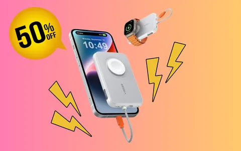 Power Bank portatile con ricarica rapida a metà prezzo: con il coupon lo paghi solo 9€