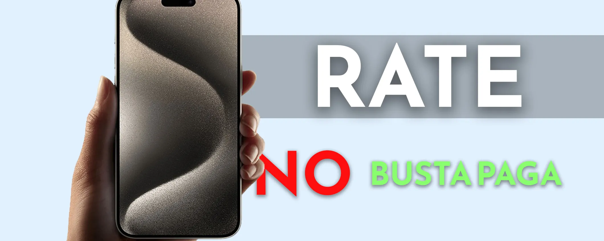 iPhone 15 a rate senza busta paga, anche con carta prepagata (tasso zero)