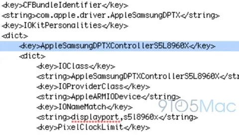 iPhone 5S, il processore Apple A7 con componenti Samsung svelato da iOS 7