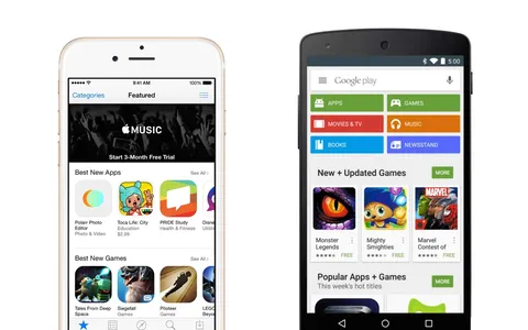 App Store: metà dei download di Google Play Store, ma guadagni doppi