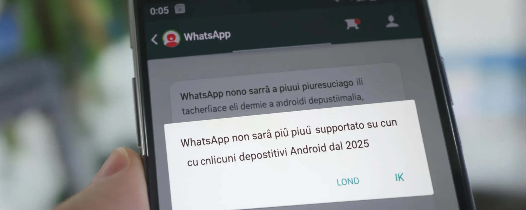 WhatsApp non sarà più supportato su alcuni dispositivi Android dal 1 aprile 2025