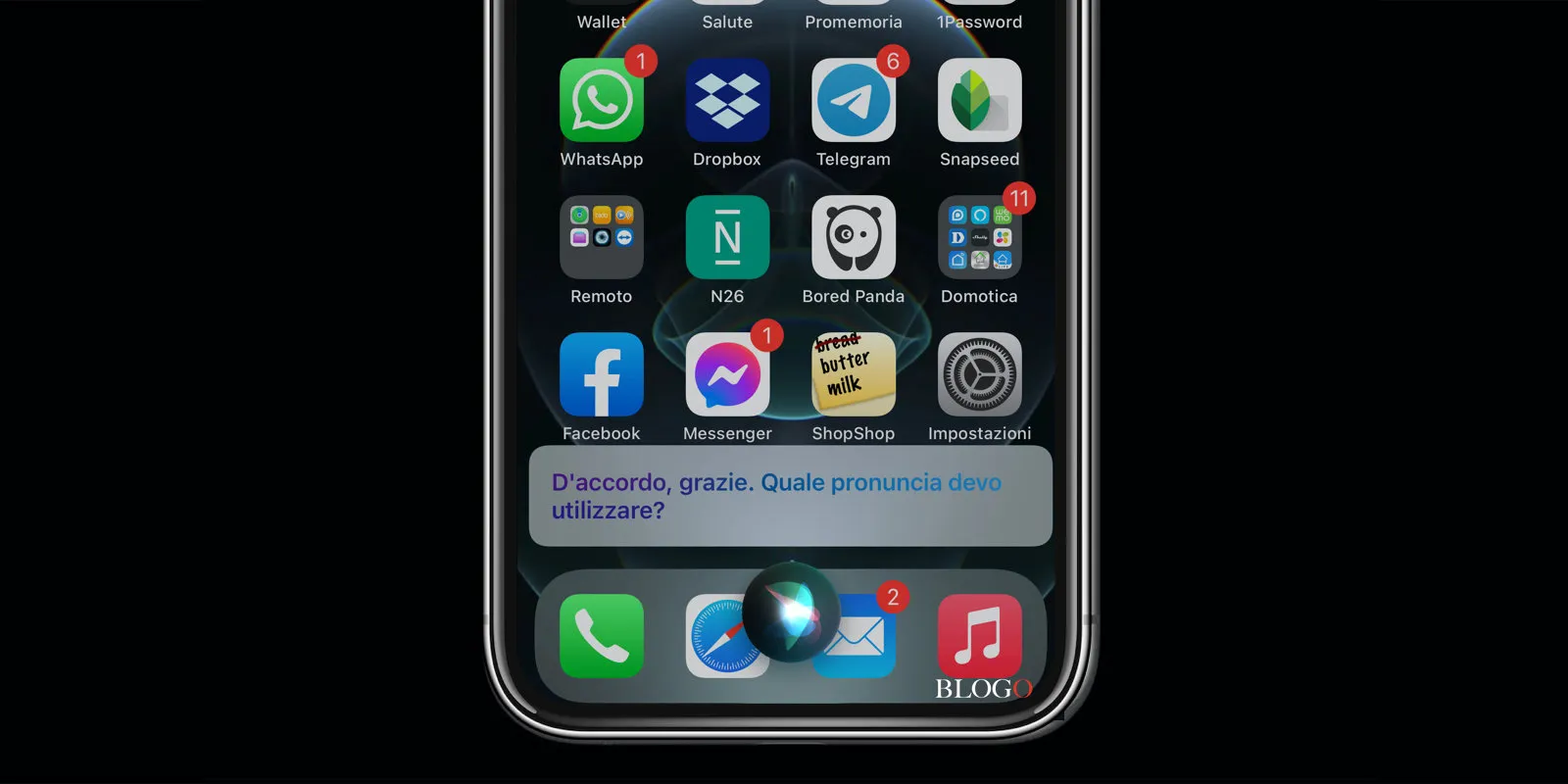 iOS 14, insegnare a Siri la pronuncia corretta di un nome