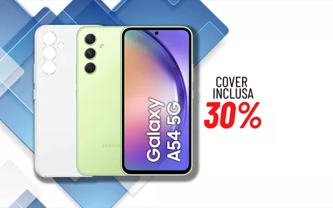 Samsung Galaxy A54 + Cover inclusa nel prezzo: APPROFITTA del 30% in meno!