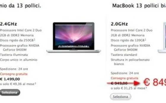 Scende il prezzo di iMac e MacBook?