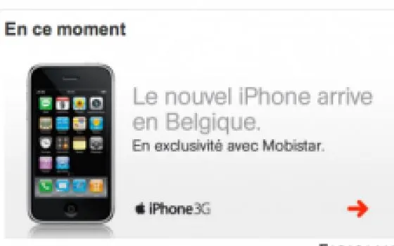 iPhone 3G in Belgio: Mobistar lo venderà senza contratto