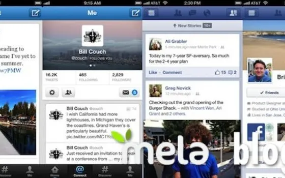 Twitter e Facebook per iOS si aggiornano