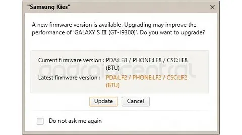 Samsung Galaxy S3, primo aggiornamento firmware