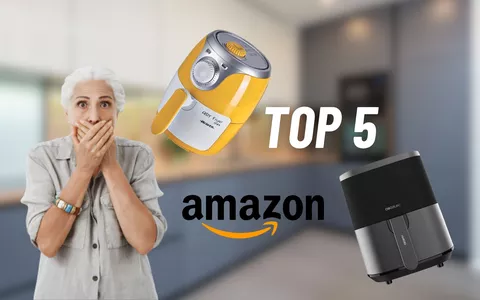 Amazon: 5 friggitrici ad aria in offerta a meno di 50€, FUORI TUTTO