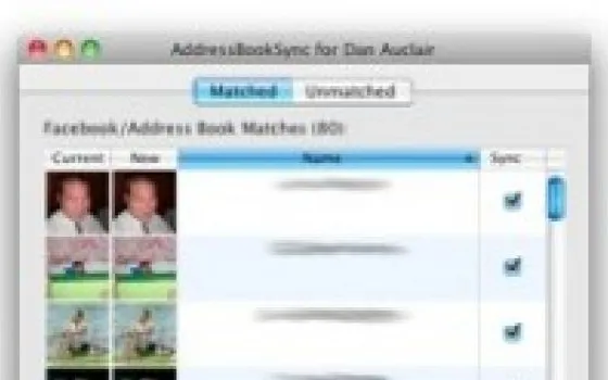 AddressBookSync, utilizzare Facebook per assegnare immagini a Rubrica Indirizzi