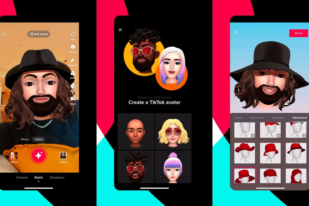 Ecco TikTok Avatars, la risposta di TikTok agli memoji di Apple