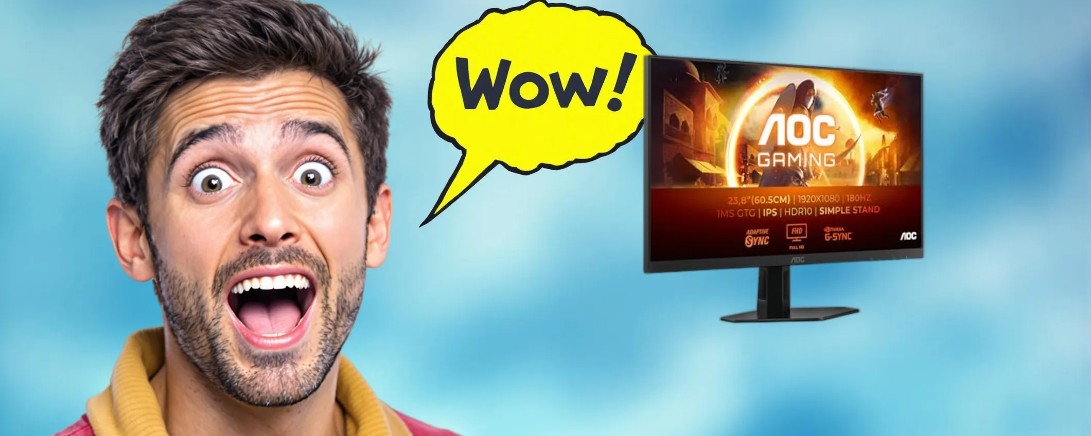 Ottimizza le tue sessioni di gaming con il Monitor AOC da 24