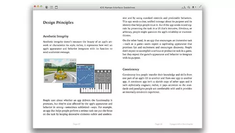 iOS Human Interface Guidelines, su iBooks le linee guida dell'Interfaccia di iOS