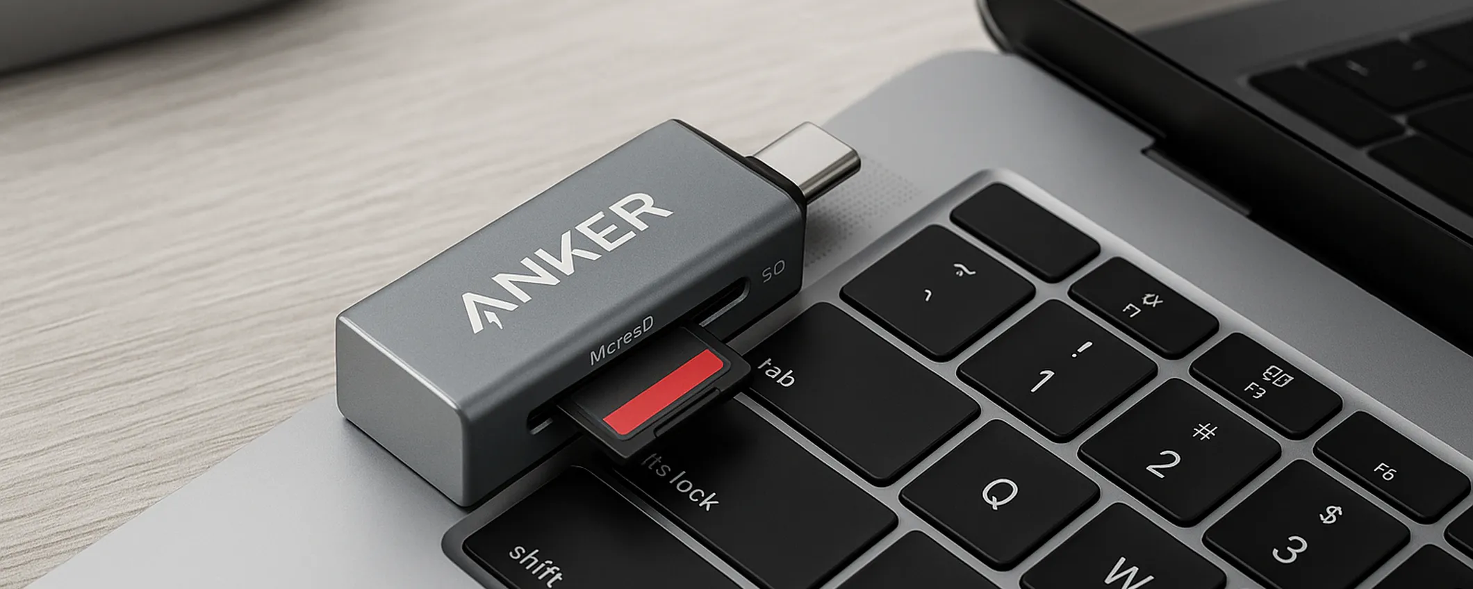 Solo 9€ per il Lettore di schede Anker USB-C: offerta a tempo limitato