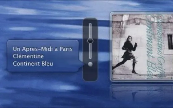 Mousqueak gestisce iTunes tramite un HUD traslucido