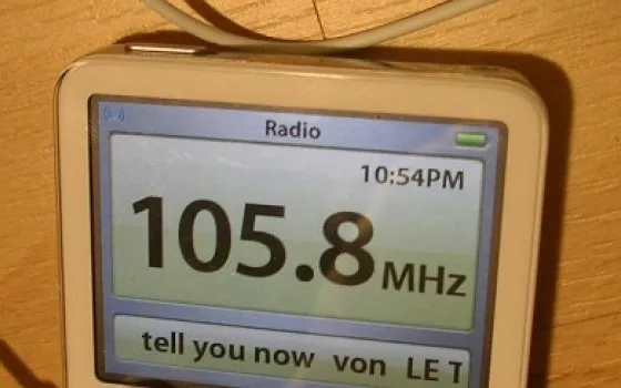 Gli utenti di iPod vogliono la radio?