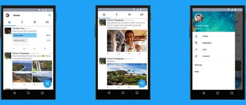 Twitter per Android, nuova UI in Material Design