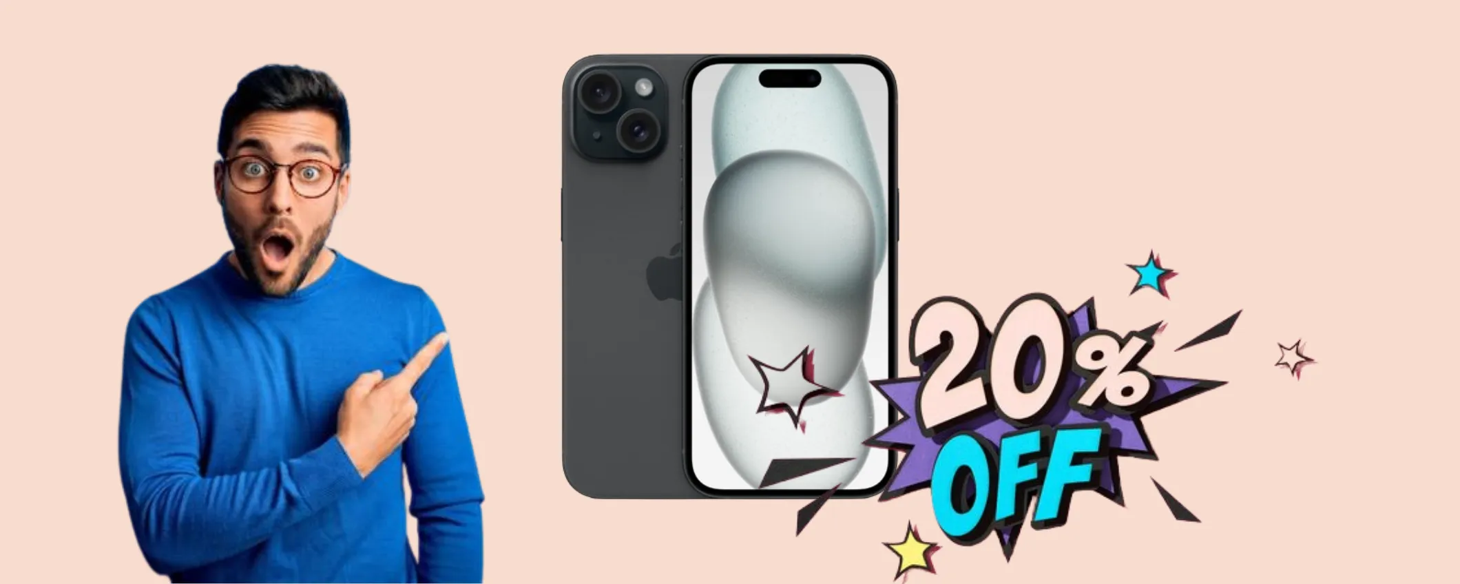 Oggi risparmi quasi 200€ sull'Apple iPhone 15: occasione unica su Amazon